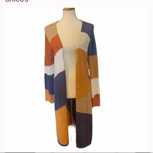 Chico’s 3 long sweater duster cardigan